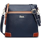 BOYATU Leather Crossbody Bag for Women: Designer Shoulder Purse for Travel - Trendy Genuine Leather Handbag for Everyday