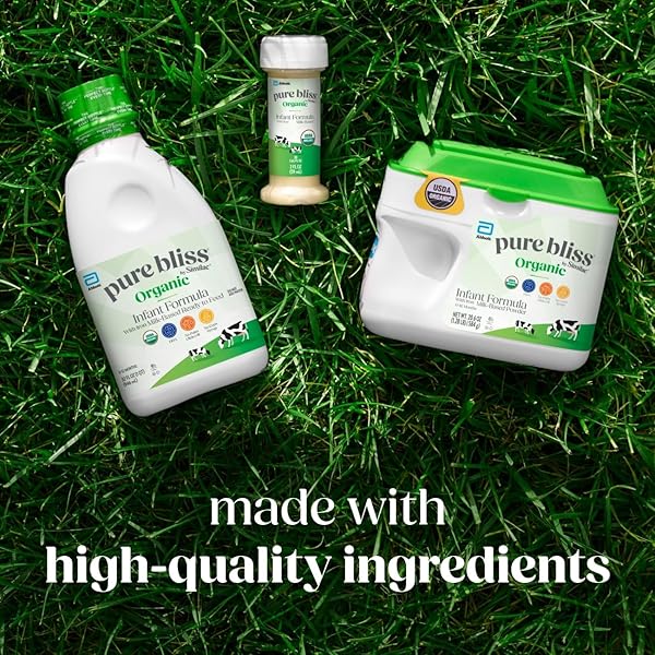 PURE BLISS BY SIMILAC ORGANIC INFANT FORMULA, EASY TO DIGEST, USDA-CERTIFIED ORGANIC, POWDER, 20.6-OZ TUB