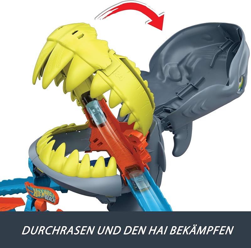 City Shark Chomp Beach Spielset und 1:64 Spielzeugauto
