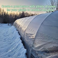 8FTx26FT Greenhouse Plastic Sheeting, 6 Mil Thick