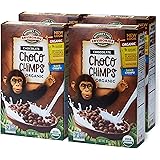 Choco Chimps Organic Chocolate Cereal, 10 Ounce (Pack of 4), Gluten Free, Non-GMO, Fair Trade, EnviroKidz by Nature's Path