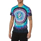 Liquid Blue Unisex-Adult Grateful Dead Steal Your Face Calendar Tie Dye T-Shirt