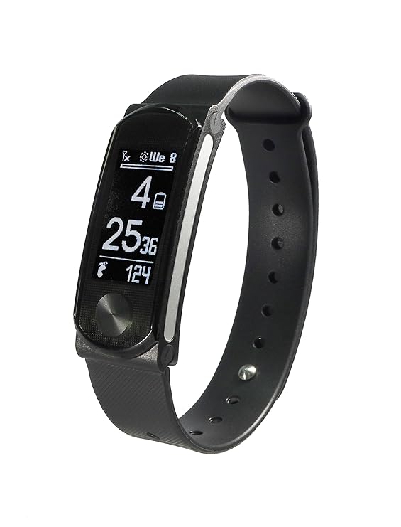 Swisstone SW 360 HR Fitnessarmband, schwarz, Unisex-Größe