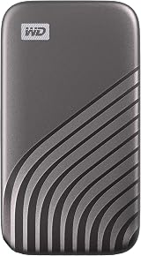 WD 1TB My Passport Portable SSD NVMe USB-C 1050 MB/s 2m Drop Space Grey