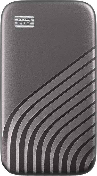 WD My Passport SSD 2TB Portable External SSD 1050MB/s Read Space Grey