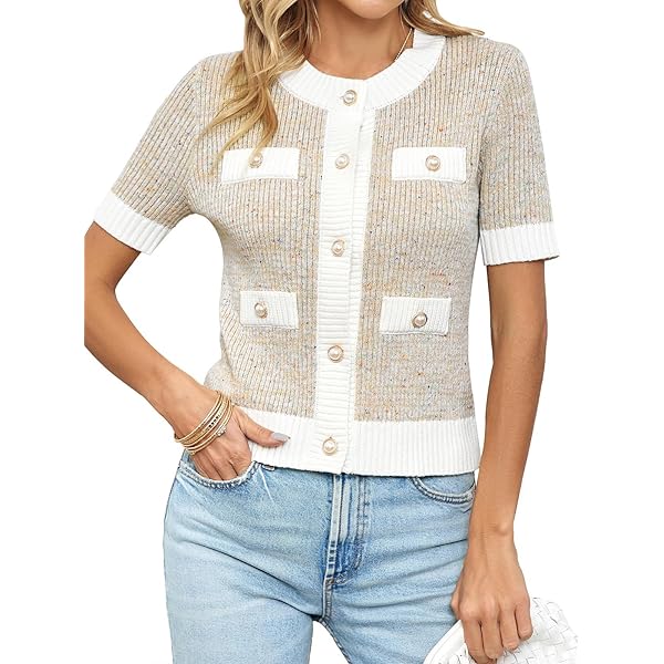 andmary Anita button knit tops ベージュ② mdl_1_b422a0b6-fc94-4694-9102-