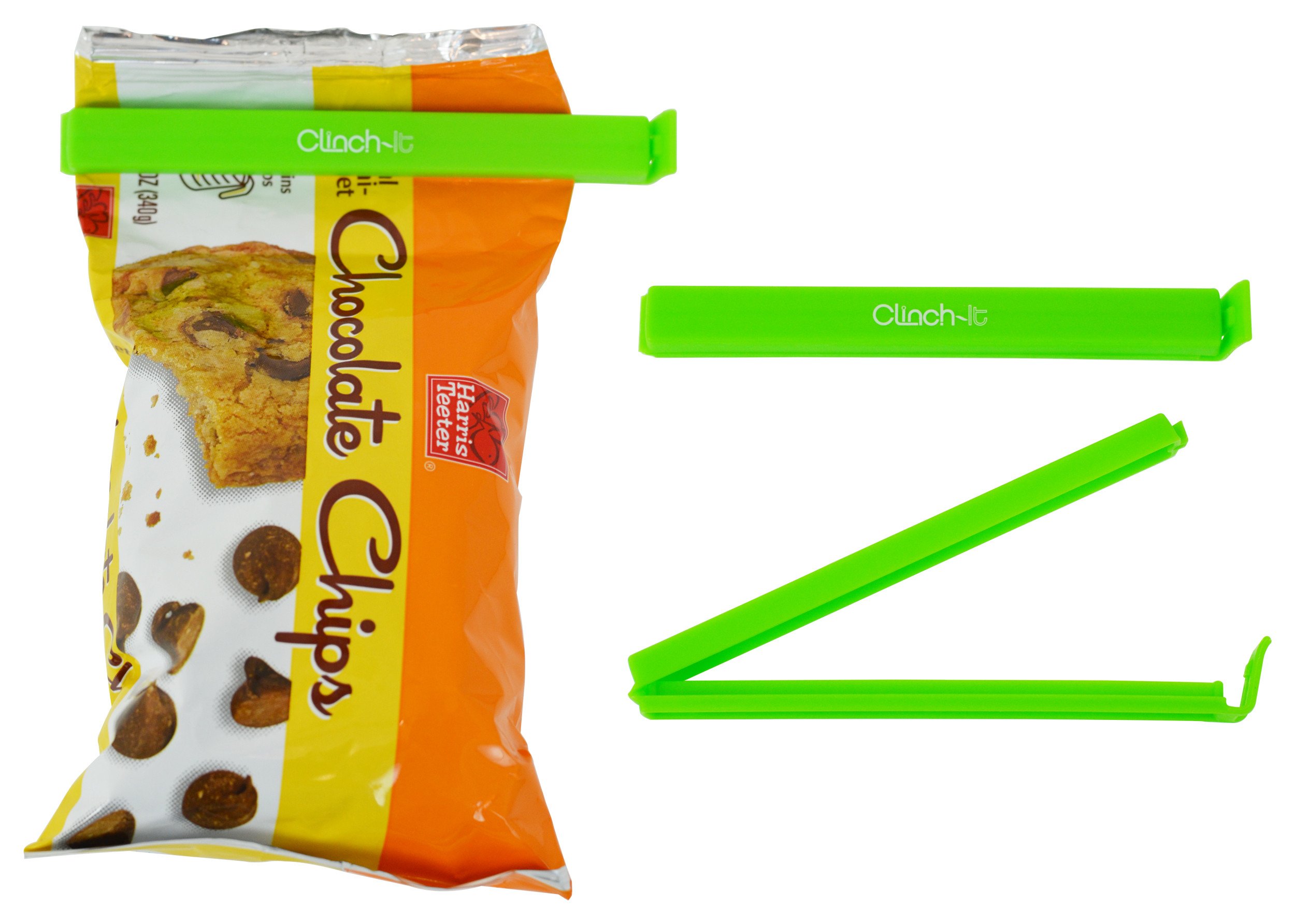 ClinchIt CI10002 Bag Sealer Closure Clips Keep Food Fresh, Set of 6