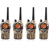 Midland GXT1050VP4 Long Range Walkie Talkie - 50 Channel GMRS Two Way Radio (Mossy Oak Camo, 4 Radios)