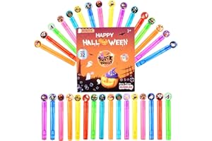 RITASTAR Mini Bubbles for Kids Party Favors,32 PCS Small Bubble Wands Toys Bulk for Classroom Prize,Birthday Goodie Bag Stuffers,Bubble Blower Toy Sticks with Bubble Solutions,Gift Box,Cartoon Halloween Design