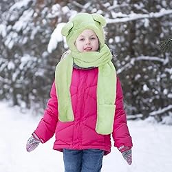 Hopearl Frog Hat with Jumping Ears Hood Hoodie Hat