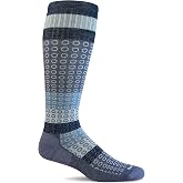 Sockwell Women's Full Circle Moderate Graduated Compression Sock, Denim - M/L