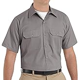Red Kap Men's Utility Uniform Shirt