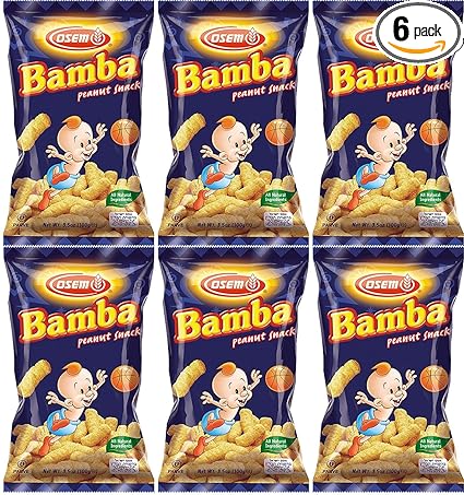 Amazon Com Bamba Peanut Snacks For Babies All Natural Baby Peanut Puffs 3 5 Ounce Large Bag Pack Of 6 X 3 5oz Bags Peanut Butter Puffs Made With 50 Peanuts