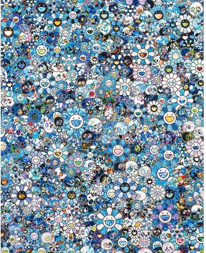 Amazon 村上隆 ポスター お花ドクロ 300枚 ゼロワン Zingaro アイドル 芸能人グッズ 通販