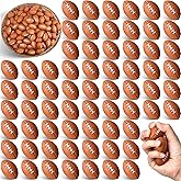 Civaner 700 Pcs Mini Foam Football Bulk Party Favor Balls Mini Football Stress Ball Small Sports Balls for Birthday Carnival Reward Valentines Gift Fillers Party Decor, 1.46 x 0.98, Brown