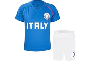 BDONDON Kids Soccer Jerseys for Boys & Girls Size 2-14 Years - Breathable Youth Soccer Football Training Outfits Gifts