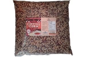 15 lb. Three Sisters Popping Corn, Unsalted, Gluten-Free, Vegan, GMO-Free, Pesticides Free, 5 Varities Strawberry Red, Shamu 