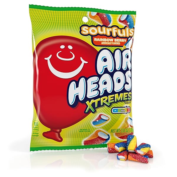 AIRHEADS XTREMES SOURFULS, RAINBOW BERRY, EASTER CANDY, EASTER...