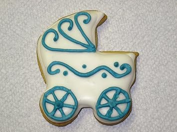 12 Blue Baby Carriage Cookies Kosher Baby Shower Cookies Amazon 12 Blue Baby Carriage Cookies Kosher Baby Shower Cookies Amazon