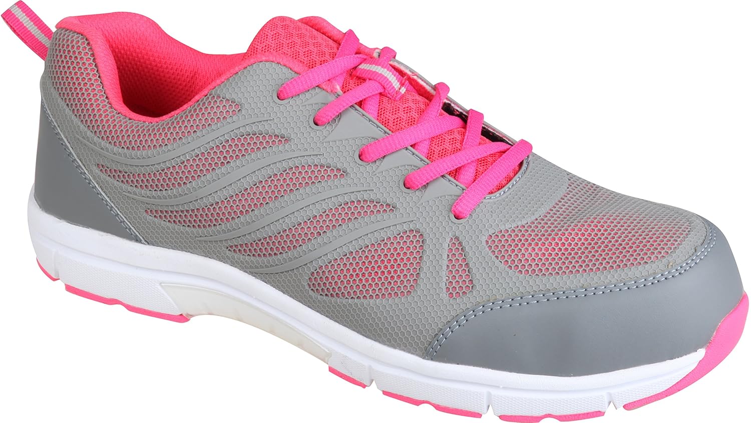 Honeywell SHST00303/42 Lightweight EVA Sporty Safety Shoe, Grey or Pink