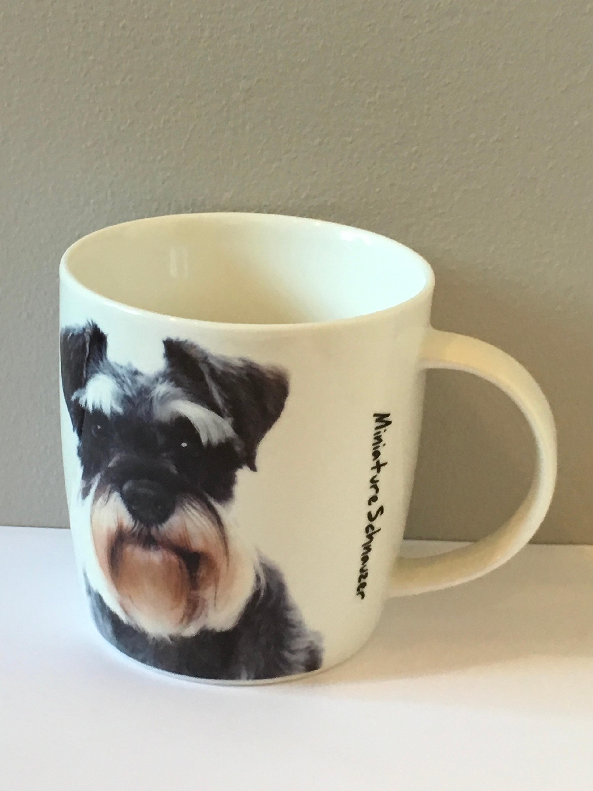 Royal County - Miniature Schnauzer Ceramic Mug - Image of Dog on Mug