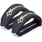 Rock BROS Bike Pedal Straps 1 Pair Pedal Straps Toe Clips Straps Tape for Fixed Gear Bike Adult BMX Mountain &amp; Road Bicycle