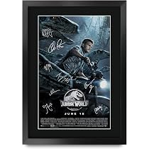 Affiche Grease Olivia Newton-John - Format A3 Encadré - Signature Imprimée - Cadre Noir - Idéal Décoration Fan