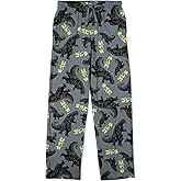 Godzilla All-Over Print Men's Gray Sleep Pajama Pants