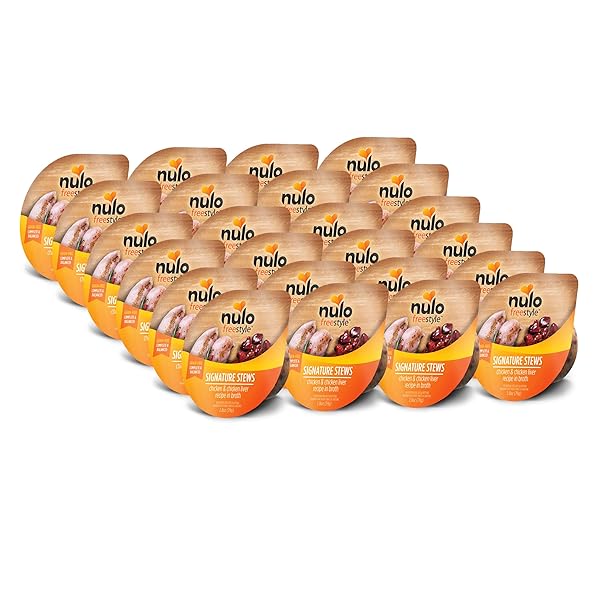NULO FREESTYLE CAT & KITTEN CHICKEN & CHICKEN LIVER STEW, ALL NATURAL GRAIN-FREE CAT FOOD, 2.80 OZ