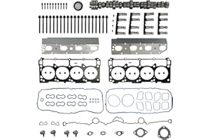 GPQ 5.7L NON-MDS Lifter Camshaft Head Gasket Set w/Bolt Fit For 5.7 Hemi Cam Lifters Fit For Chrysler 300 Dodge Jeep Ram 1500 2009-2015 53032221AA 53021720AD 53022372AA 53021720AB 53021720AE