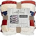 CARSTENS, INC. Ultra Premium Super Soft Plush Sherpa Fleece Oversized Throw Blanket 54" x 68", Americana