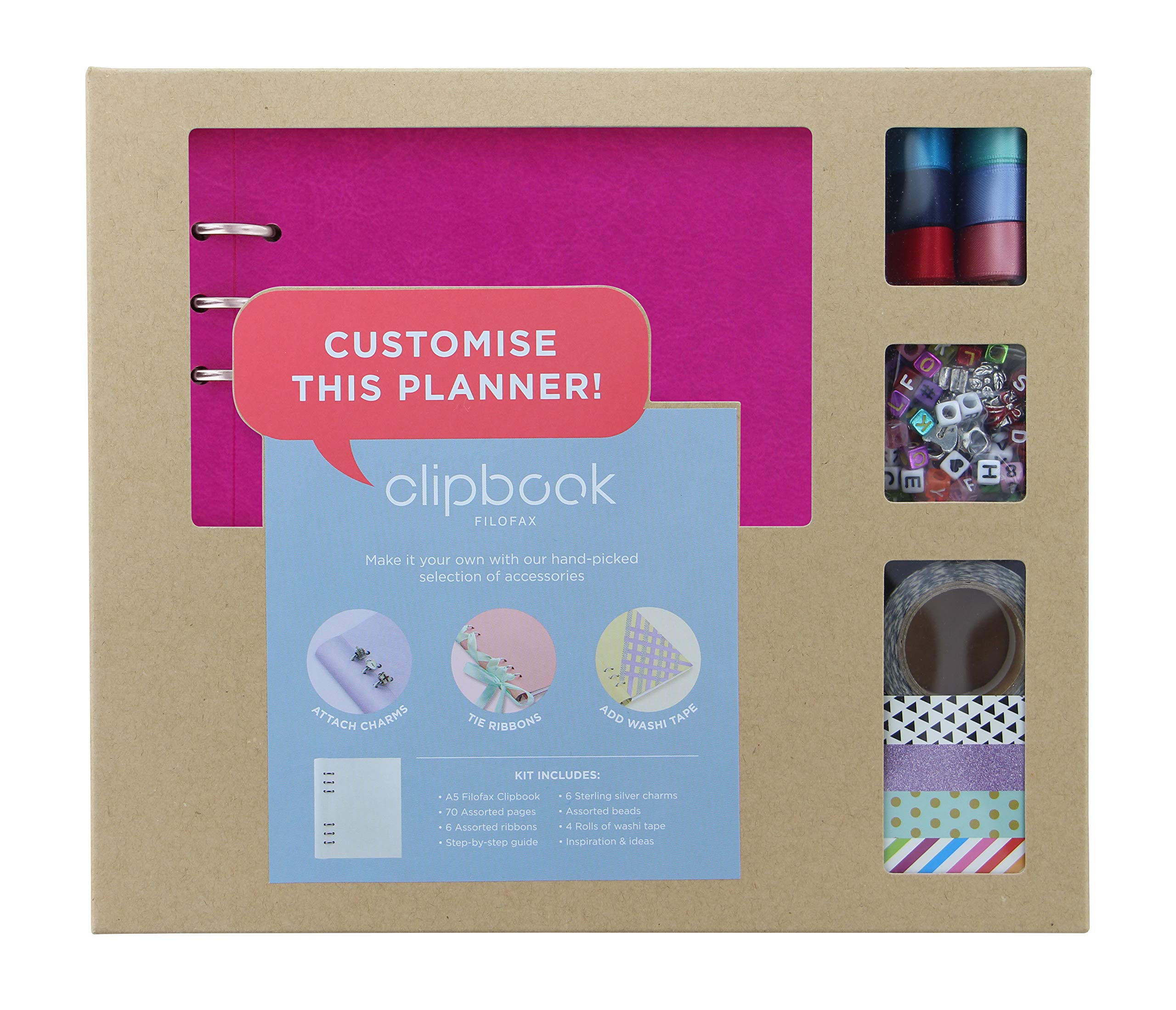 Filofax Clipbook Creative Kit - Fuchsia