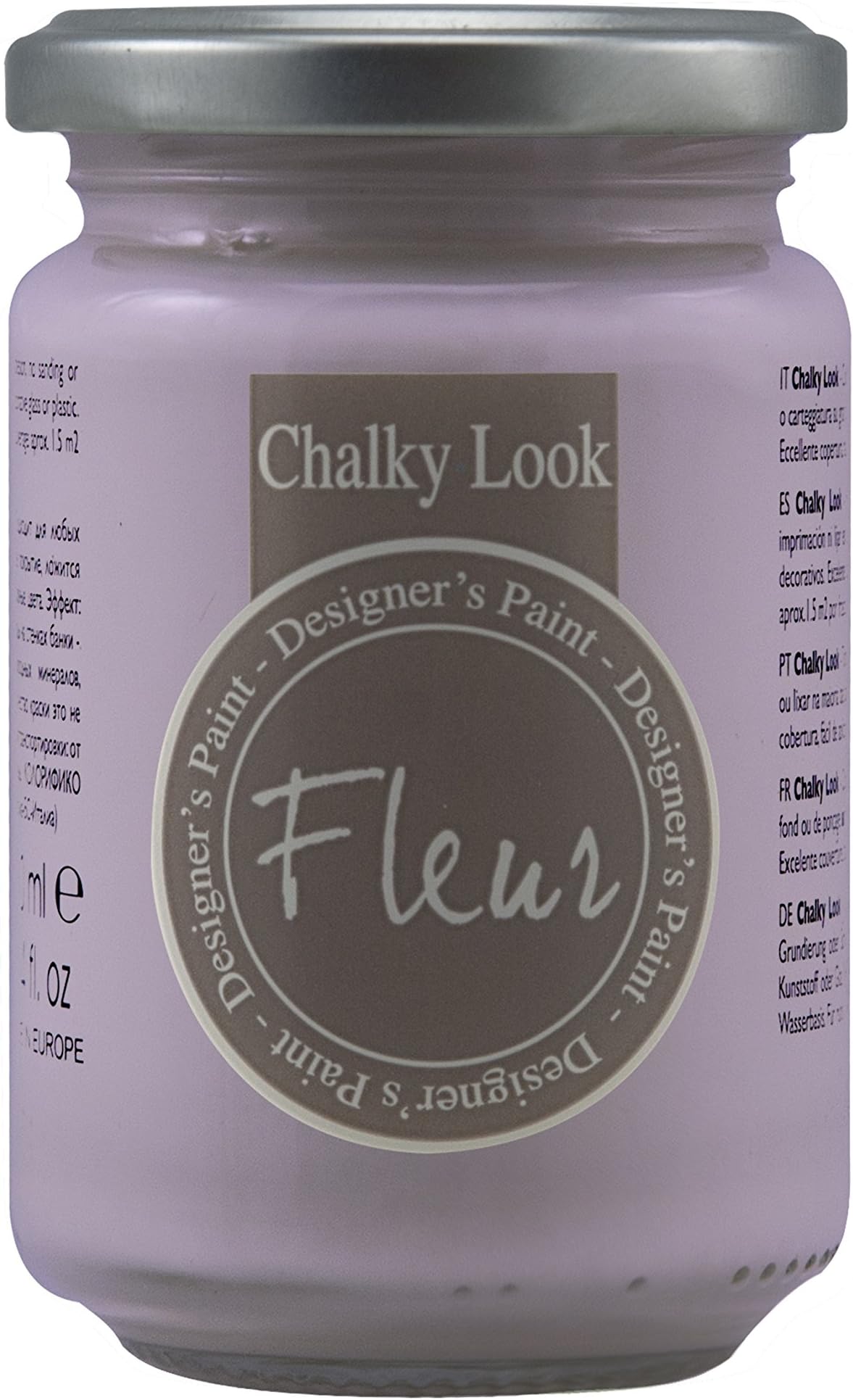 Fleur Paint 12412 Paint – Mineral (Base Water, 330 mL Color Babydoll Silk