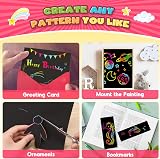 Veopoko 2 Scratch Art Notebook Rainbow Kids Gift 3-10 Years view 4