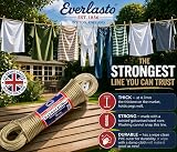 Everlasto Everstrong PVC Clothesline 4.7mm x 20M Steel Core Durable Line view 2