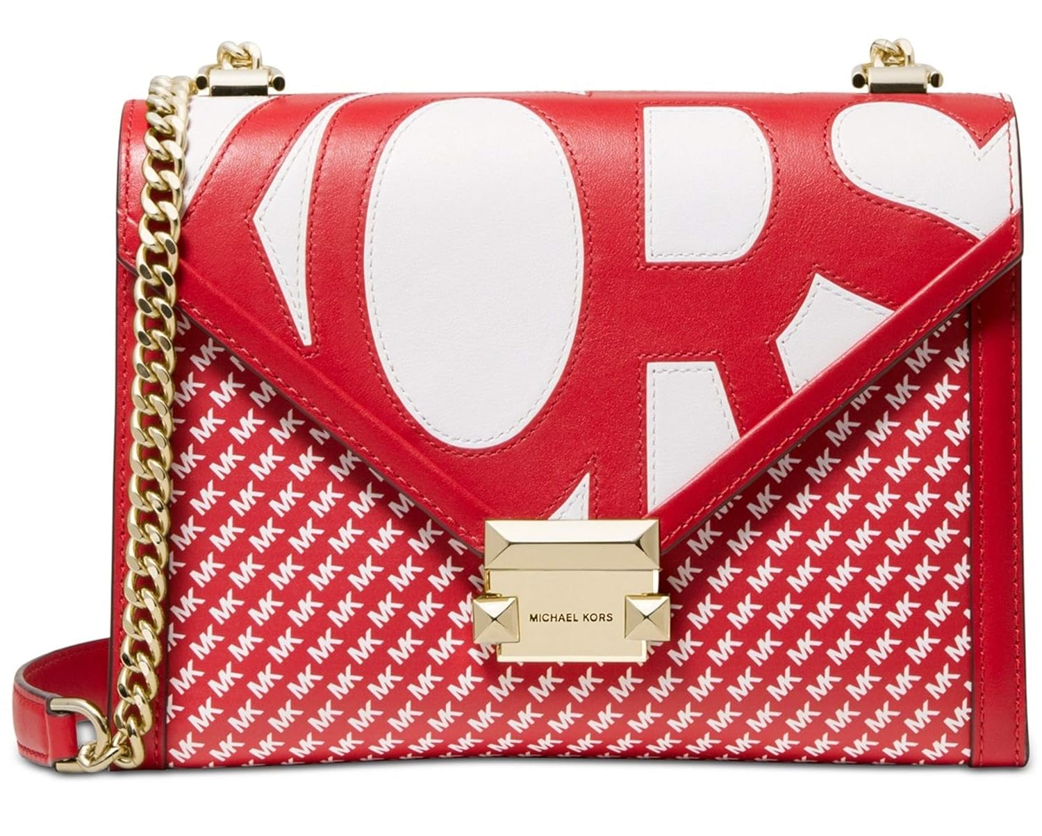 mk bags red