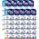 PKCELL 50 Pack CR1225 Battery CR1225 3V Lithium Battery | Compatible with Thermometer, 5-Year Shelf Life