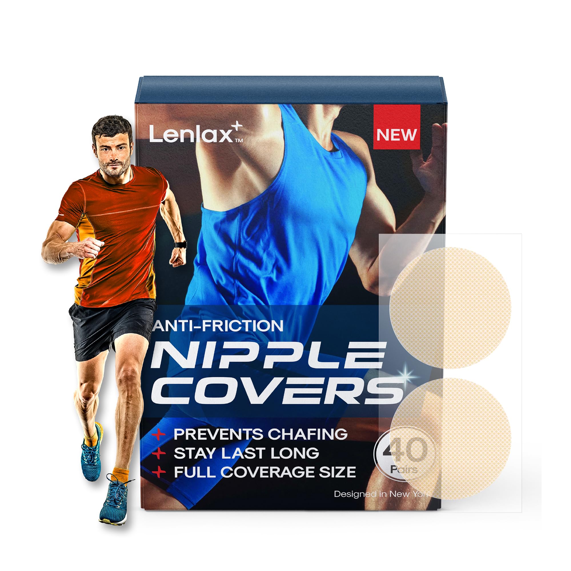 Photo 1 of Nipple Covers for Men Anti-Chafing Men Nipple Cover - Nipple shield Running Gear - Anti Chafe Marathon Essentials - Disposable Nipple Covers No Show - Adhesive Nipple tape 80Pcs /40Pairs