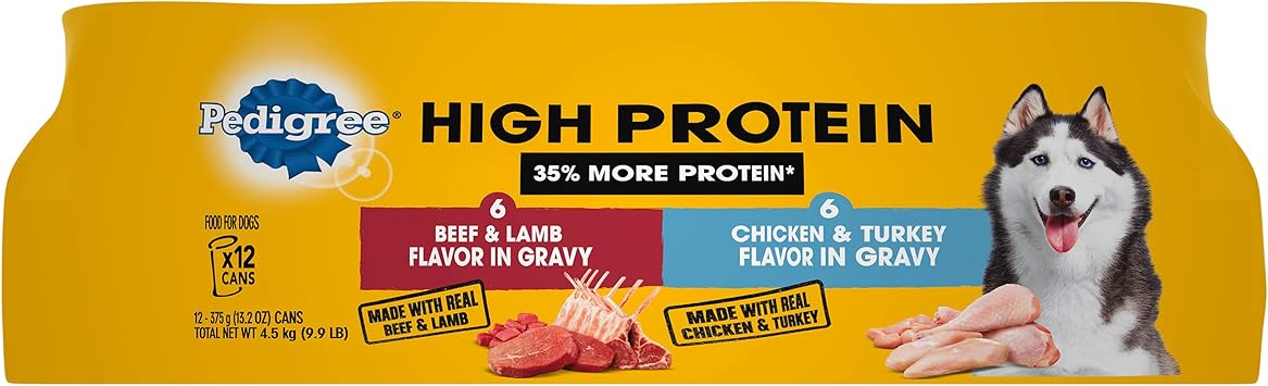 pedigree high protein dog food