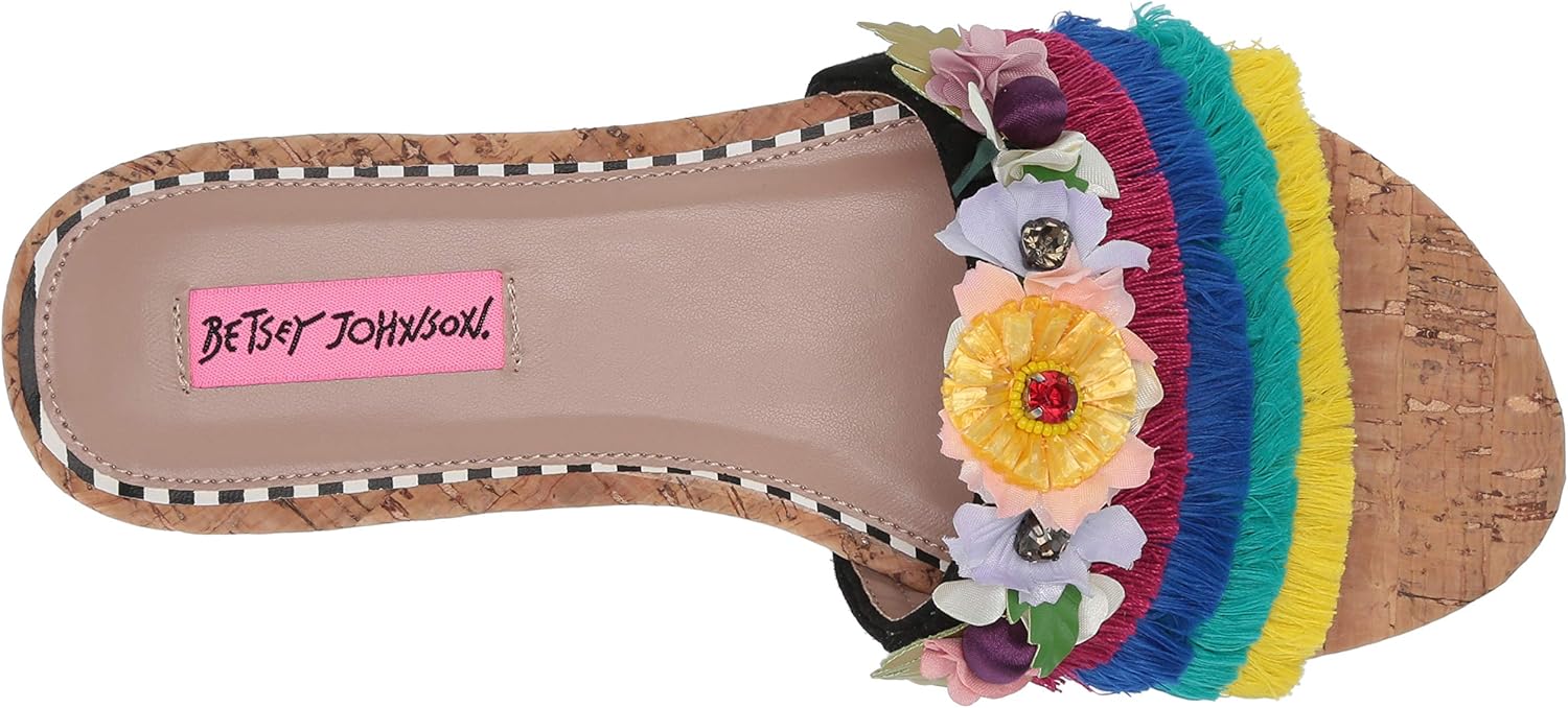 betsey johnson bloomer flat sandals