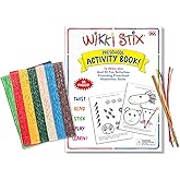 Wikki Stix Preschool Activity Book with 72 Non-Toxic, Reusable Wikki Stix Provides School Readiness Skills; Made in USA.