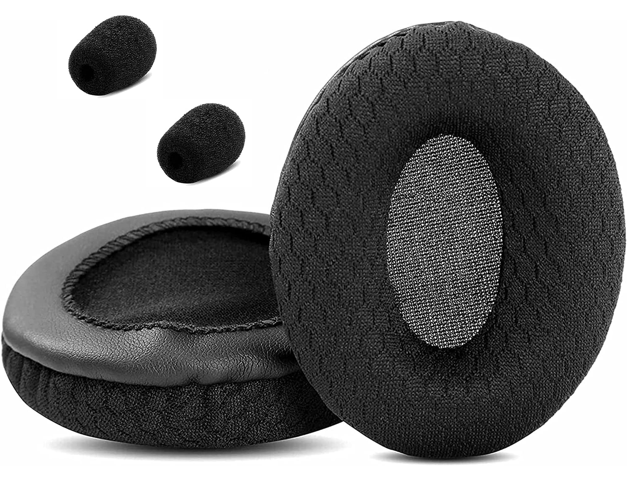 ACCOUTA Replacement Earpads Cushions Compatible with Sennheiser SC 165 USB/SC 160/SC 135 USB/SC 130 Headsets Headphones Ear Pads with Breathable Fabric&High Quality Foam