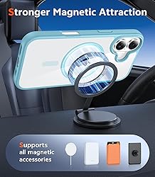 FNTCASE for iPhone 16 Plus Case: Clear Case
