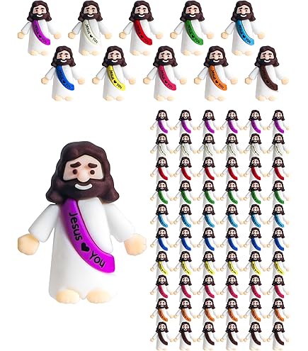 Lot De 50 Mini Figurines De Jésus En Vrac, Résine De Jésus Miniature à