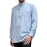 Lee Valley, Ireland Flannel Cotton Grandfather Shirt