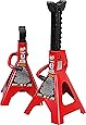 Torin Big Red Steel Jack Stands: 3 Ton (6,000 lb) Capacity, 1 Pair