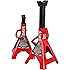 Torin Big Red Steel Jack Stands: 3 Ton (6,000 lb) Capacity, 1 Pair