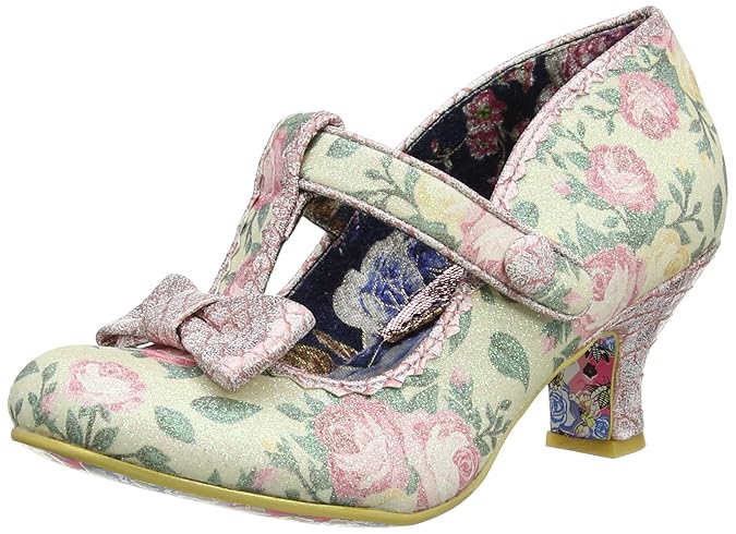 Irregular Choice Damen Lazy River Pumps, Rosa (Pink Floral), 39 EU