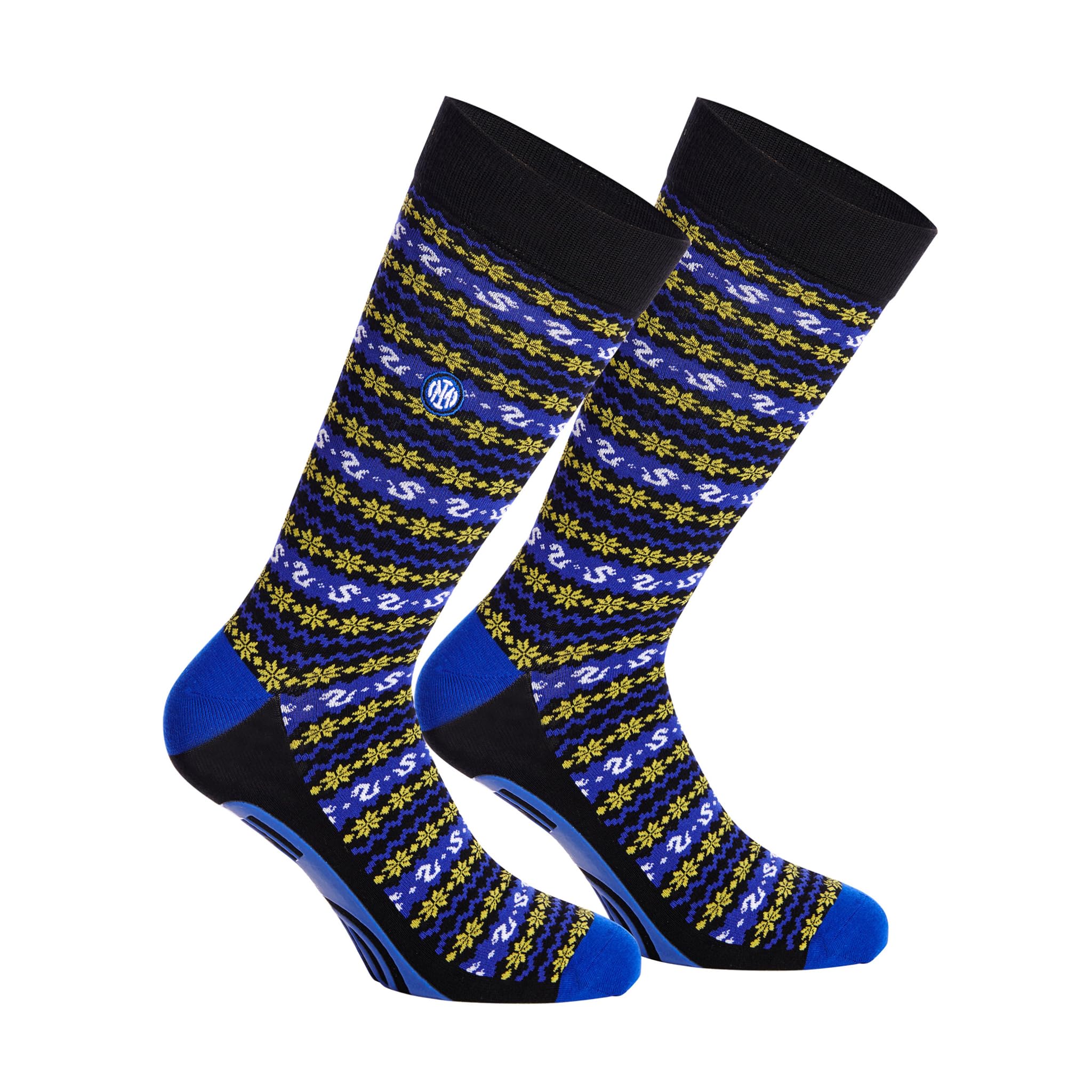 Inter Non Slip Socks, Black, 23-26