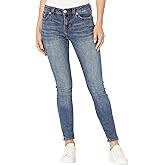 True Religion Women's Jennie Mid Rise Big T Skinny Jean